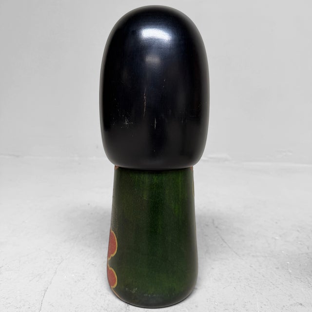 Brown Large Japanese Sōsaku Kokeshi by Toa Sekiguchi, 1960s For Sale - Image 8 of 11