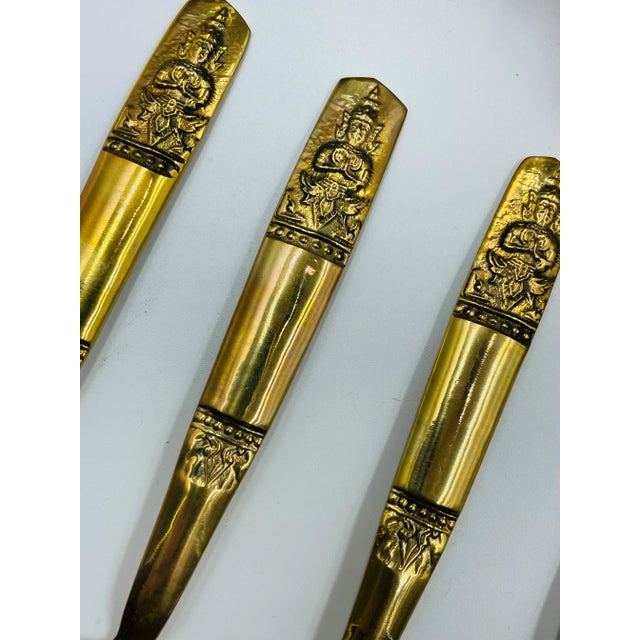 Vintage Mid Century R. Jewelry for First Hotel, Bangkok Flatware Boxed