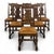 Brutalist Chairs attributed to Dudouyt, Set of 6 For Sale - Image 7 of 7