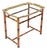 Hollywood Regency Hand-Crafted Tray Table in Brass and Faux Bamboo, 1960s For Sale