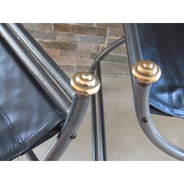 1960s Mid-Century Empire Style Italian Stools, 1968, Set of 2 For Sale - Image 5 of 11