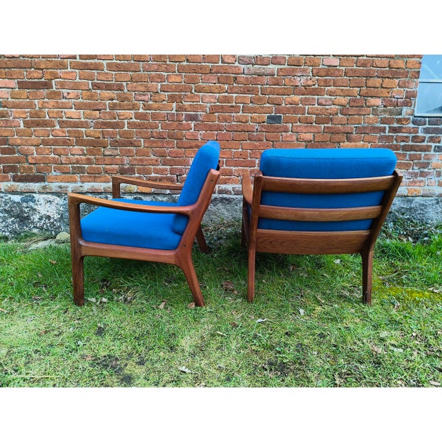 Vintage Lounge Chairs in Teak by Ole Wanscher for Cado, 1950s, Set of 2, in Good conditions. Designed 1960 to 1969 This...