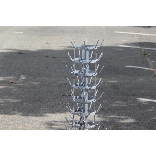 Metal Rack with Hooks, 1970s For Sale - Image 4 of 18