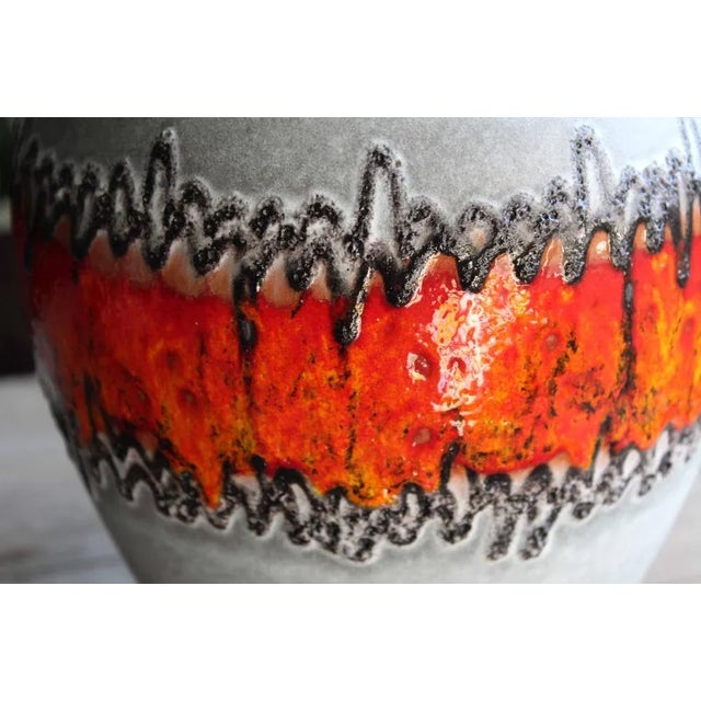 German Ceramic Vase, 1960s For Sale - Image 10 of 11