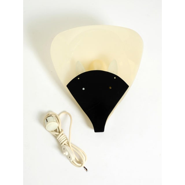 Large Mid-Century Modern Acrylic Glass Wall Lamp, 1950s For Sale - Image 14 of 16
