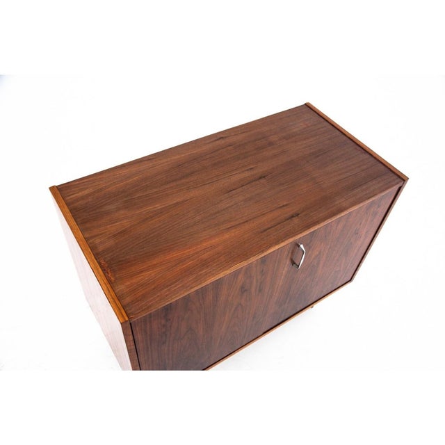 Brown Vintage Teak Chest of Drawers, Denmark, 1960s For Sale - Image 8 of 13