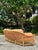 McGuire Vintage Coastal McGuire Trellis Rattan Sofa For Sale - Image 4 of 12