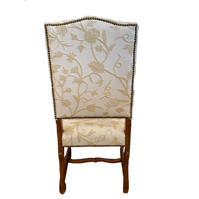 Late 19th Century 19th Century French Mutton Bone Arm Chair For Sale - Image 5 of 8