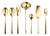 Mepra Linea 7-Piece Full Serving Set, Oro For Sale