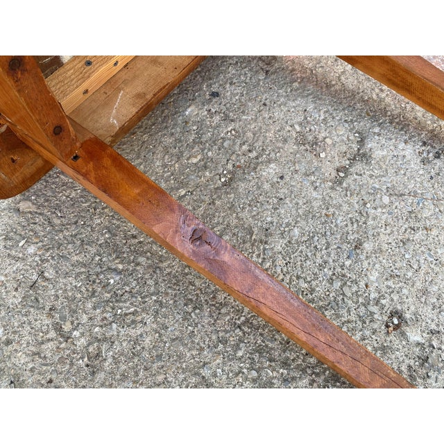 Desk Table with 1 Drawer Oak Top 105x56cm, 1930s For Sale - Image 18 of 18