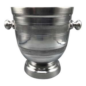 Vintage Aluminum Knob Handle Champagne/Wine Cooler Bucket