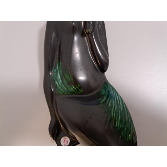 Opis: Na sprzedaż trafia wyjątkowa, rzadko spotykana ceramiczna rzeźba ścienna (płaskorzeźba) przedstawiająca elegancką...