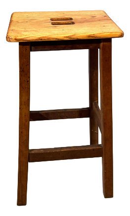Vintage Wooden Bar Stool