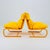 Space Age Yellow Stuns Lounge Chair by Jan Dranger & Johan Huldt for Innovator, 1970s For Sale - Image 5 of 18
