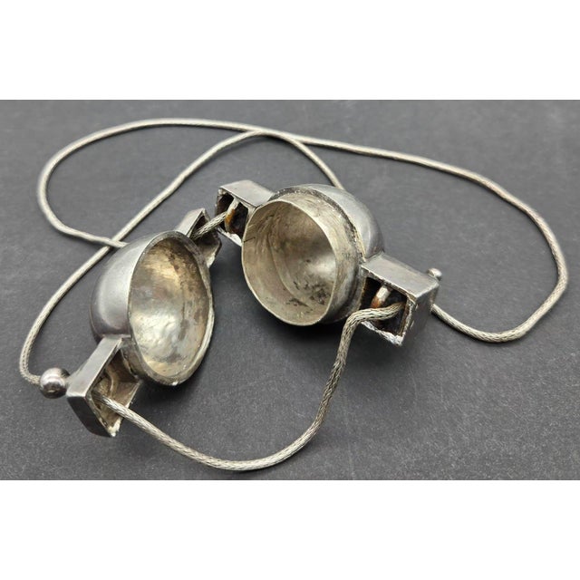 Indian Sterling Silver Shiva Lingam "Casket" Pendant With Chain Necklace For Sale - Image 9 of 9
