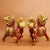 Metal Late 19th Century Pair of Cloisonné Enamel Qilin Statues, Gilt Bronze Figures, 2.64kg For Sale - Image 7 of 9