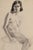 Graphite Female Nude Figure Study Drawing by Anne Neumark C. 1928 For Sale - Image 4 of 5