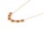 VR Jewels 14k Yellow Gold 2.67ct Emerald-Cut Orange Sapphire Diamond Halo Station Necklace For Sale - Image 4 of 16