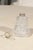 French 1920s Small French Crystal Toiletry Bottle with Silver Neck & Diamond Motifs For Sale - Image 3 of 12