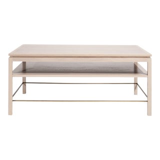 Bleached Mahogany Coffee Table by Edward Wormley for Dunbar, Circa 1950s For Sale