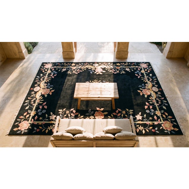 Antique Chinese Art Deco Rug For Sale - Image 15 of 15
