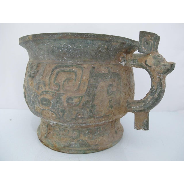 Chinese Archaic Bronze Ware Gui Western Zho Style Ritual Food Bowl Vessel For Sale - Image 9 of 12