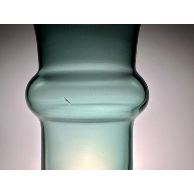 Modern Mouth-Blown Glass Art Vase from Alfred Taube, 1960s For Sale - Image 3 of 10