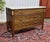 Louis XVI style mahogany chest of drawers with marble top from the 1950s - W=1m19, D=52.5cm, H=82cm.
