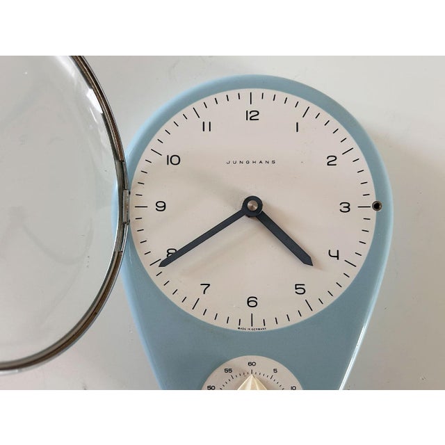 Modern Kitchen Clock with Timer by Max Bill for Junghans, 1956 For Sale - Image 3 of 7