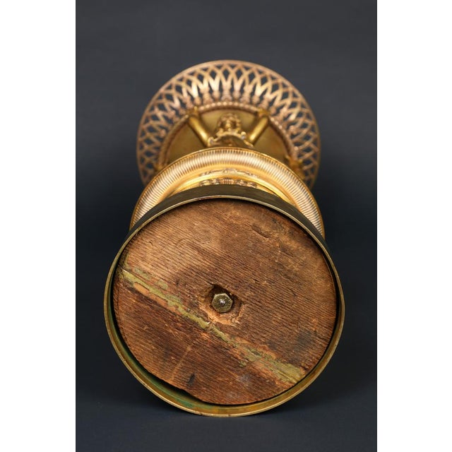 Antique Gilded Bronze Centerpiece Empire, France, 1825 For Sale - Image 12 of 18