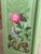 Celadon Habersham Cabinet Custom Painted With Tropical Birds and Leopards For Sale - Image 8 of 11