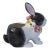 1991 Fitz and Floyd Bunny Rabbit and Pansies Creamer Pansy Parade For Sale