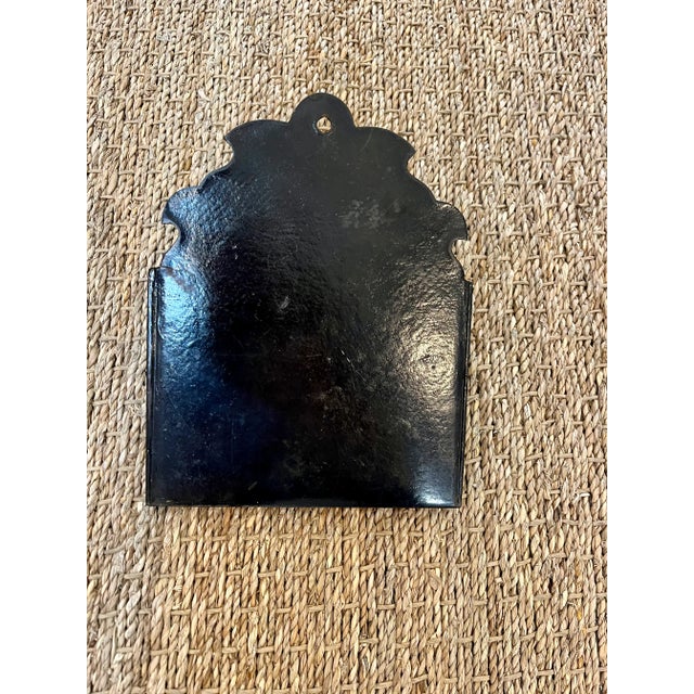 Early 20th Century Papier-Mâché Chinoiserie Wall Pocket For Sale - Image 4 of 6