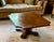 Neoclassical Vintage Thomasville Mahogany Coffee Table With Pedestal Base and Marquetry Top For Sale - Image 3 of 11
