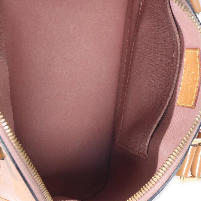 Rose Velours Monogram Vernis Alma BB For Sale - Image 9 of 9