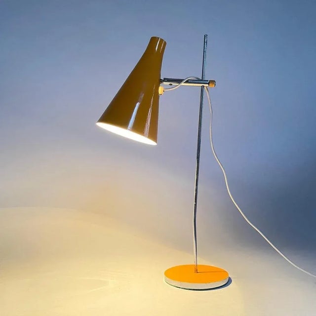 Mid-Century Table Lamp attributed to Josef Hůrka for Napako, 1960s For Sale - Image 9 of 11