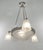 Atelier Petitot Petitot French Art Deco Chandelier 1930s - Stepped Chevron Geometric Glass For Sale - Image 4 of 10