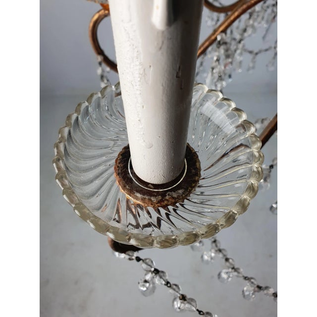 Gold Empire Style Genovese Chandelier For Sale - Image 8 of 13