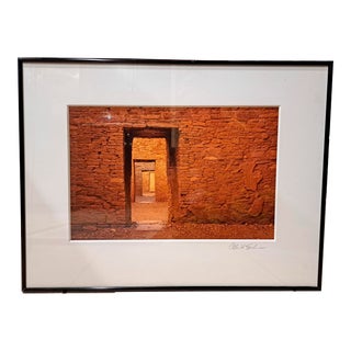 Framed Photograph “Timeless Doorways” Chaco Canyon by Allen W. Sanders III For Sale