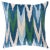 This pillow features Kashgar Velvet Ikat with a knife edge finish. A beautifully printed ikat on luscious cotton velvet,...