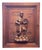 Antique Architectural Panel Carved Wood Medieval Knight, 1950s For Sale