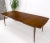 American Walnut Danish Modern Style Boat Shape Dining Table w/ 3 Leaves For Sale - Image 11 of 13
