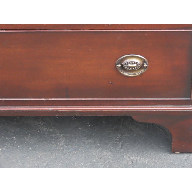 1940s Mahogany Tall Chest of Drawers 6442 For Sale - Image 10 of 15