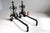 Antique Hand-Forged Wrought Iron Andirons, 1890s, Set of 2 For Sale - Image 11 of 13