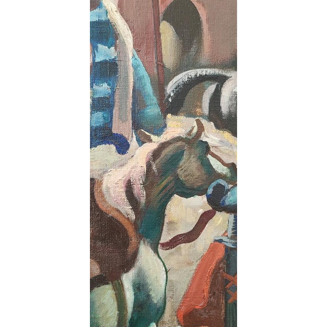 Henry Meylan, Scène de croisade, Oil on Canvas, Framed For Sale - Image 8 of 12