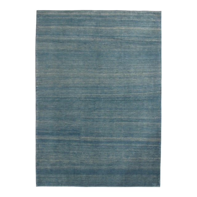 Vintage Hand-Knotted Persian Gabbeh Rug 5'8" X 8'0" For Sale