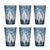 French Country ARTEL Lily of the Valley Tumbler in Slate, Set of 6 For Sale - Image 3 of 3