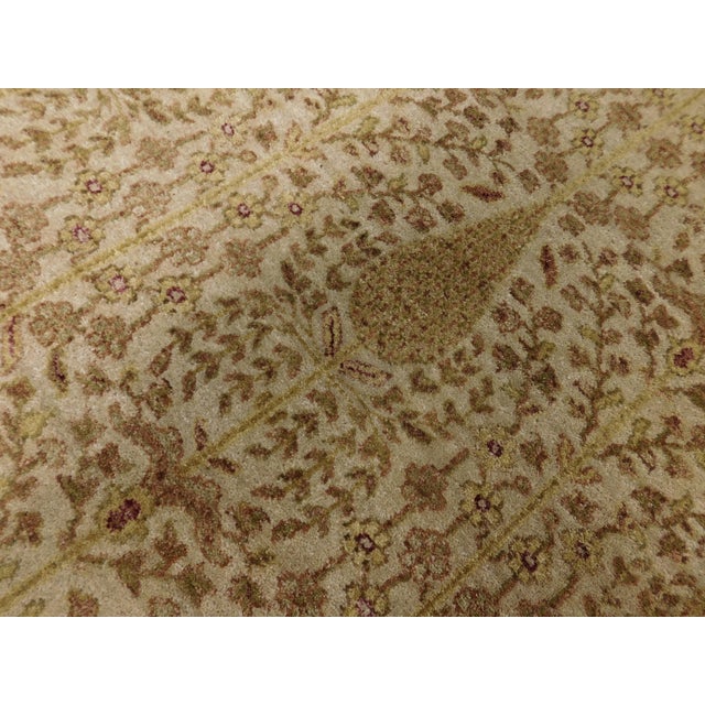 1990s Extra Fine Hand-Knotted Paisley rug.8'x 9'10" For Sale - Image 5 of 18