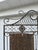 Vintage Wrought Iron & Woven Rattan Folding Room Divider Screen For Sale - Image 10 of 12