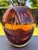 1980s Iridescent Sparkle Air Trap Bubble Vein Art Glass 6.5" Vase Signed '80 For Sale - Image 4 of 18